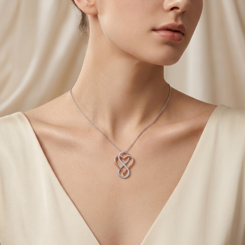 Cuore Infinito Bicolore
